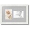 ArtToFrames Collage Photo Picture Frame with 2 - 4x6 inch Openings, Framed in White with Over 62 Mat Color Options and Regular Glass (CSM-3966-102)